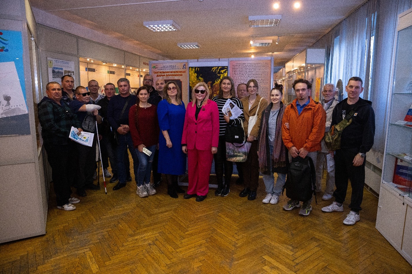 ОТКРЫТИЕ ВЫСТАВКИ  «ТАКТИЛЬНАЯ ВСЕЛЕННАЯ ДАРЬИ ДОРОХИНОЙ» В ЦМ ВОС